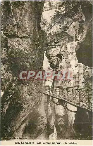 Ansichtskarte AK La Savoie Les Gorges du Fier L'Interieur