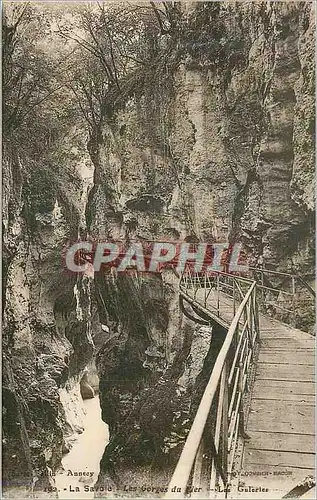 Ansichtskarte AK La Savoie Les Gorges du Fier Les Galeries