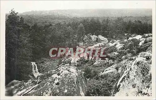 Moderne Karte Barbizon (S et M) Rochers d'Apremont