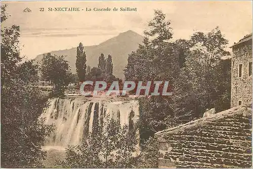 Ansichtskarte AK St Nectaire La Cascade de Saillant