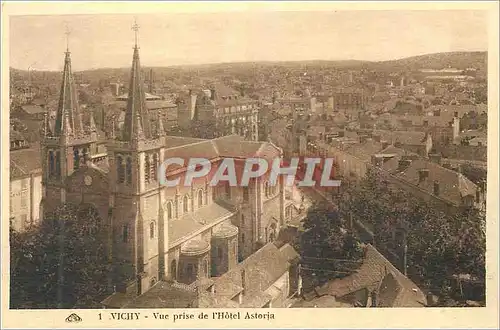 Ansichtskarte AK Vichy Vue prise de l'Hotel Astoria