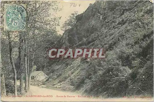 Cartes postales St Leonard des Bois Route de Gesvres