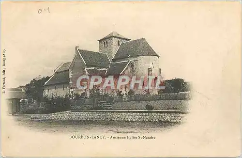 Ansichtskarte AK Bourbon Lancy Ancienne Eglise St Nazaire