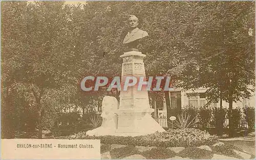 Cartes postales Chalon sur Saone Monument Chabas