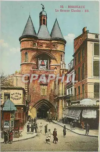 Cartes postales Bordeaux La Grosse Cloche Maison Riquard