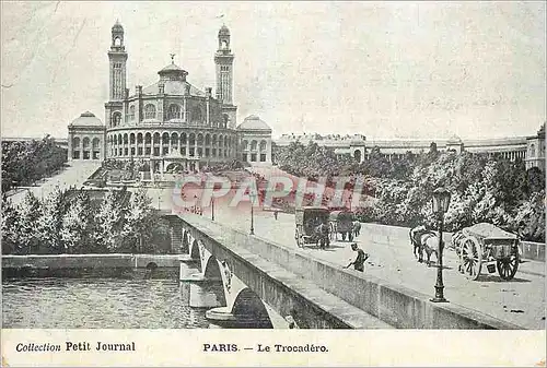 Cartes postales Paris Le Trocadero Attelage (animee)