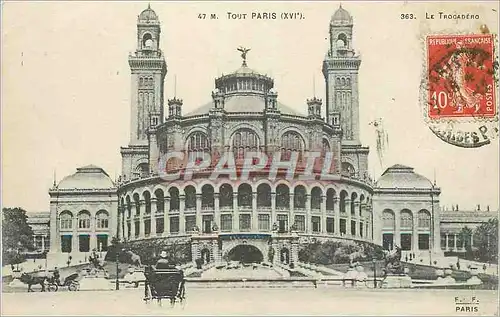 Cartes postales Tour Paris (XVIe) Le Trocadero