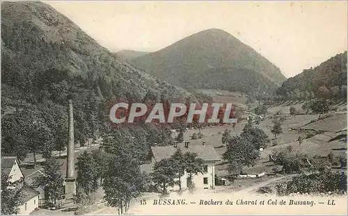 Cartes postales Bussang Rochers du Charat et Col de Bussang