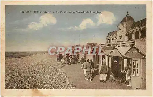 Cartes postales Cayeux sur Mer Le Casino et le Chemin de Planches
