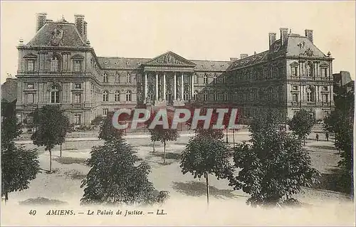 Cartes postales Amiens Palais de Justice