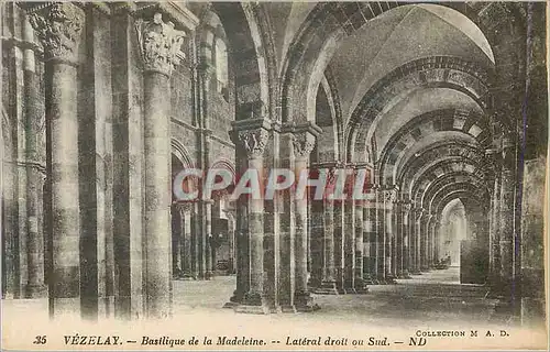 Ansichtskarte AK Vezelay Basilique de la Madeleine Lateral droit ou Sud