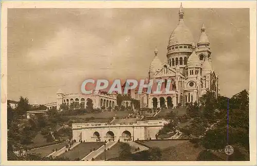 Cartes postales Paris Le Basilique du Sacre Coeur