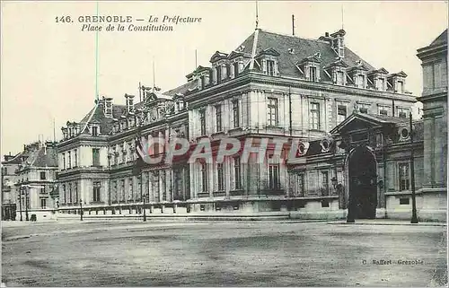 Cartes postales Grenoble La Prefecture Place de la Constitution