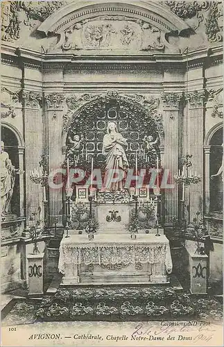 Cartes postales Avignon Cathedrale Chapelle Notre Dame des Doms