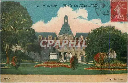 Cartes postales Le Havre Jardin de l'Hotel de Ville