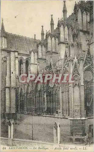 Cartes postales Saint Denis La Basilique Abside (Cote nord)