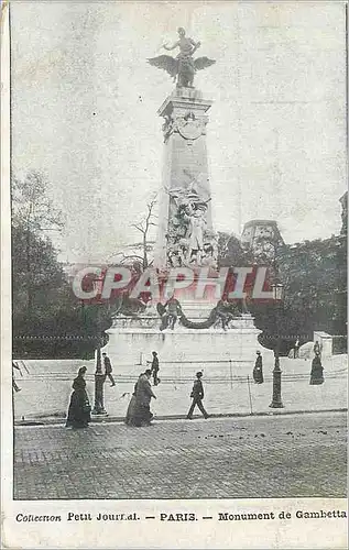 Cartes postales Paris Monument de Gambetta