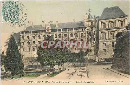 Cartes postales Chateau de Blois Aile de Francois Ier Facade Exterieure