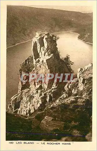 Cartes postales Lac Blanc Le Rocher Hans
