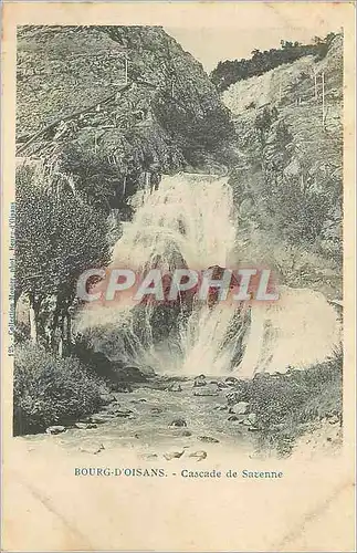 Ansichtskarte AK Bourg d'Oisans Cascade de Satenne