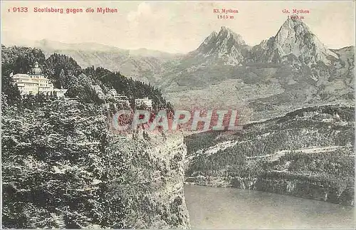 Cartes postales Seelisberg gegen die Mythen