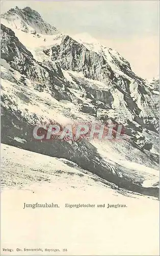 REPRO Jungfraubahn Eigergletscher und Jungfrau