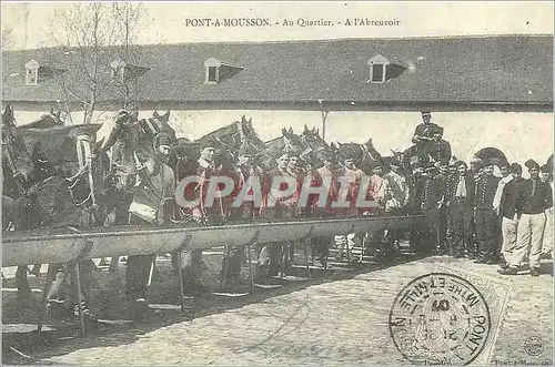 REPRO Pont a Mousson Cavalerie Au Quartier A L'Abreuvoir