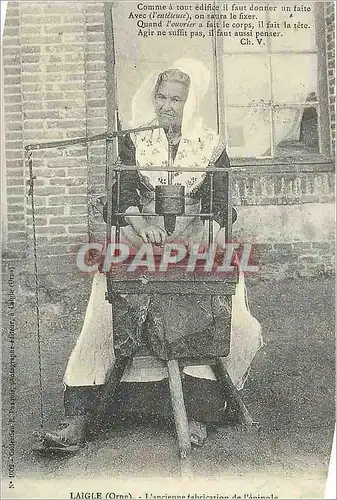 REPRO Laigle (Orne) Vieille Normande L'Ancienne fabrication de l'Epingle