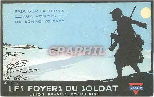 REPRO Les Foyers du Soldat Union Franco Americaine Militaria YMCA