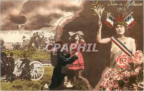 REPRO Prise de Mulhouse 1914 Militaria