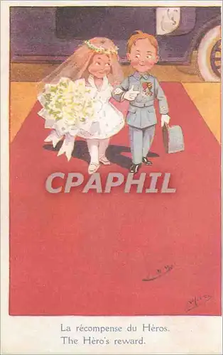 REPRO La Recompense du Heros Militaria