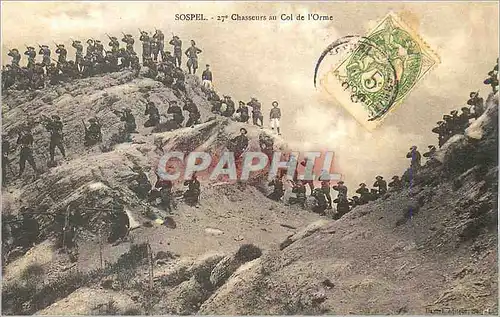 REPRO Sospel 27e Chasseurs au Col de l'Orme Militaria
