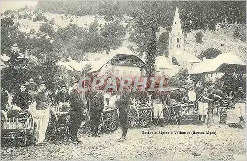 REPRO Batterie Alpine a Vallouise (Hautes Alpes) Militaria