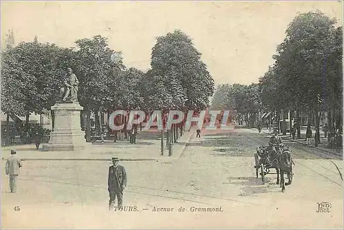 Cartes postales Tours Avenue de Grammont