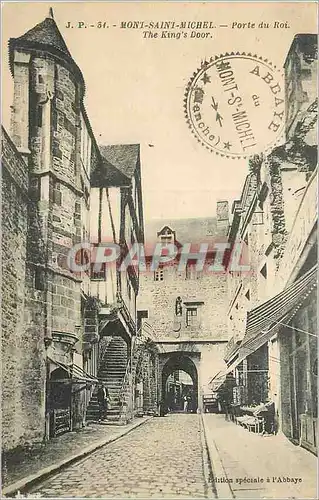 Cartes postales Mont Saint Michel Porte du Roi
