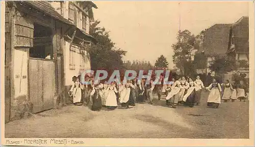 Ansichtskarte AK Alsace Folklore