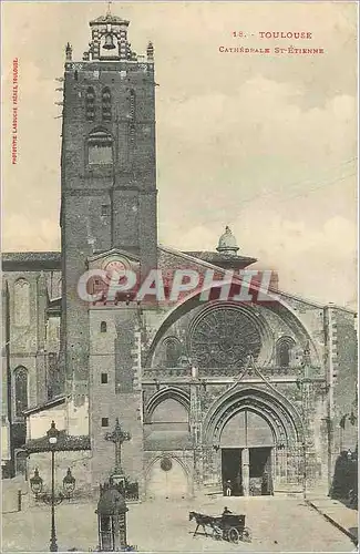 Ansichtskarte AK Toulouse La Cathedrale St Etienne