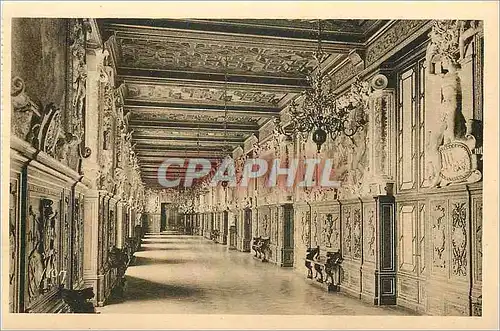 Cartes postales Palais de Fontainebleau La Douce France Galerie Francois Ier