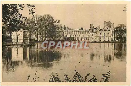 Ansichtskarte AK Palais de Fontainebleau La Douce France L'Etang des Carpes
