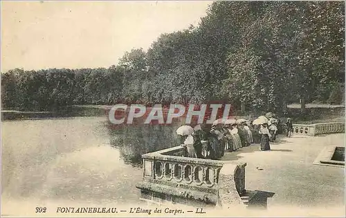 Cartes postales Fontainebleau L'Etang des Carpes