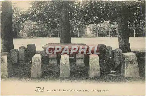 Ansichtskarte AK Foret de Fontainebleau La Table du Roi