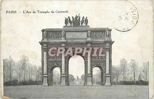 Cartes postales Paris L'Arc du Triomphe du Carrousel