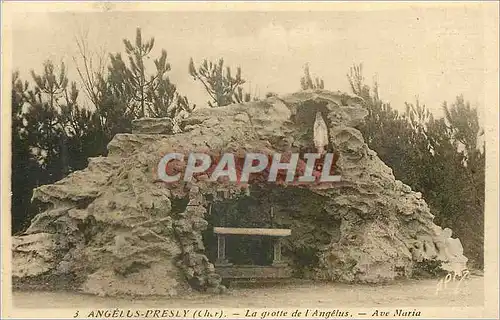 Cartes postales Angelus Presly (Cher) La Grotte de l'Angelus Ave Maria