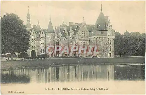 Cartes postales Bonnetable La Sarthe Le Chateau (Cote Sud Ouest)