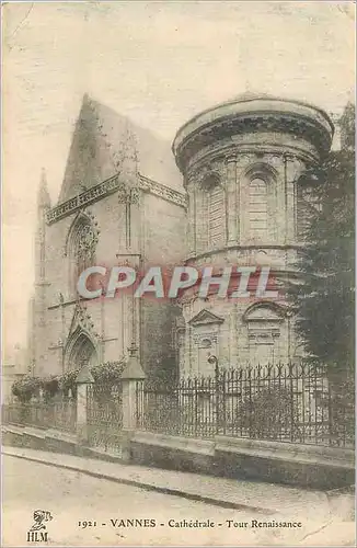 Cartes postales Vannes Cathedrale Tour Renaissance