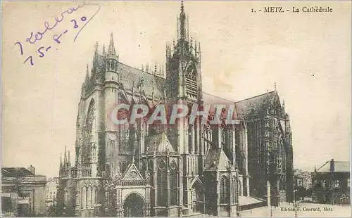 Cartes postales Metz La Cathedrale