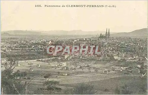 Cartes postales Panorama de Clermont Ferrand (P de D)