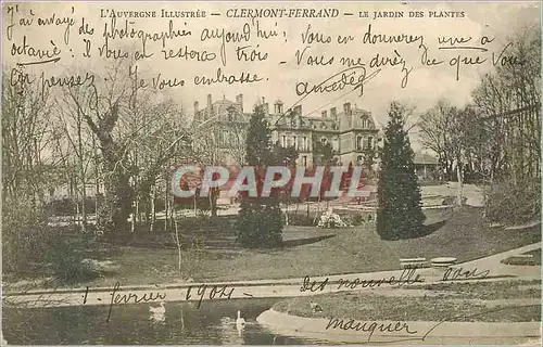 Ansichtskarte AK Clermont Ferrand L'Auvergne Illustree Le Jardin des Plantes