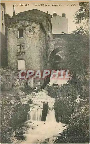 Cartes postales Royat Cascade de la Tirelaine