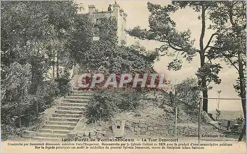 Cartes postales Foret de Fontainebleau La Tour Denecourt